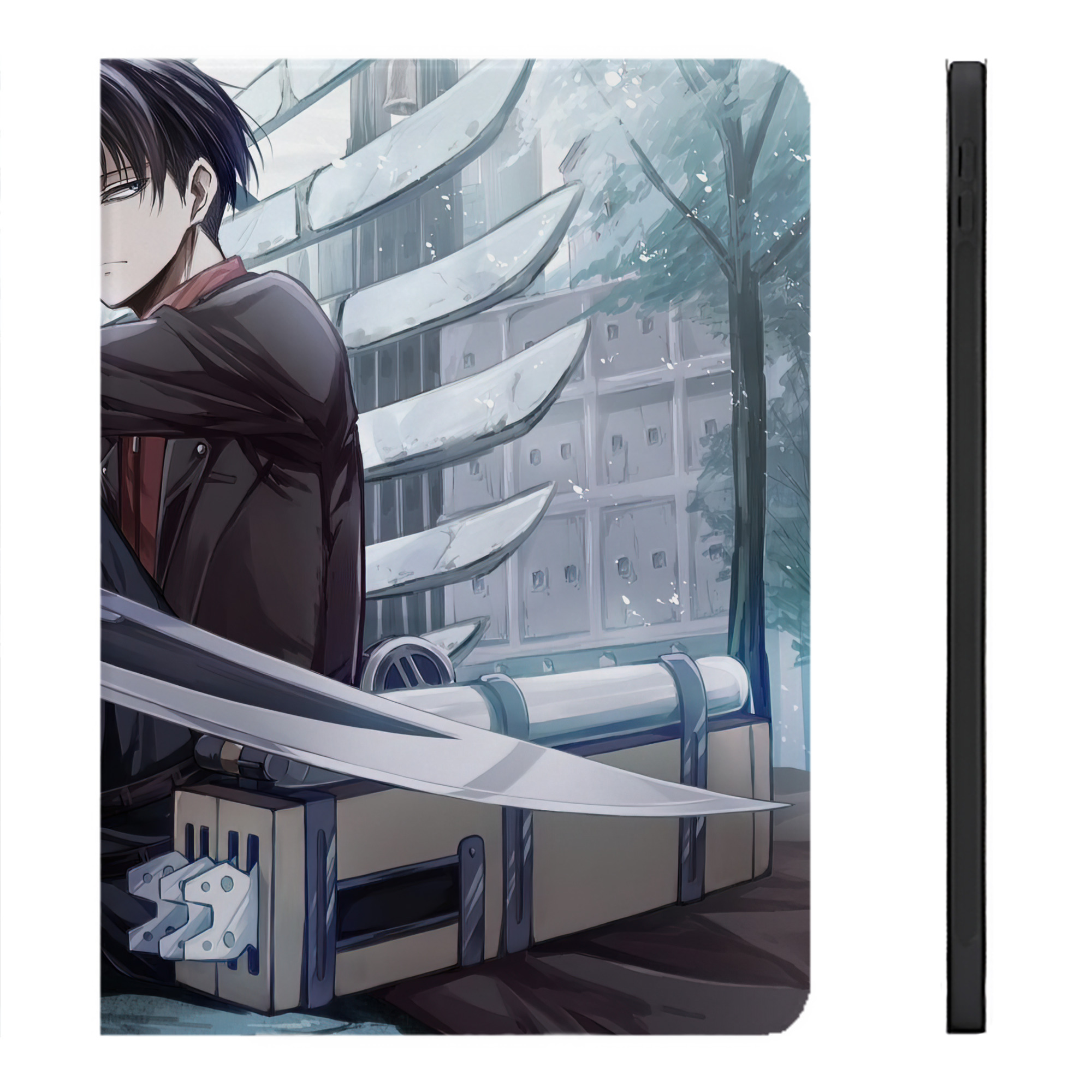 （画像用） 進撃の巨人 Attack on Titan IPadケース ペンホルダー付き ブックスタイルデザイン